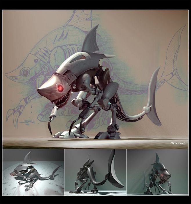 Shark Rex by ~heckth...