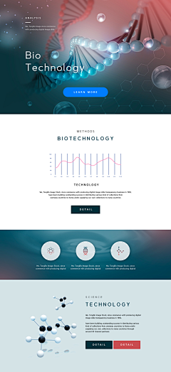 NIKO_X采集到14款医学医药生物基因科学研究网站网页WEB专题