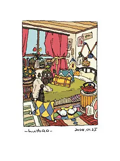 涂鸦场景课堂示范 - 小红书
