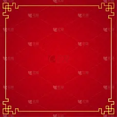 矢量,绘画插图,国境线,红色背景,东方人,装饰品,华丽的,贺卡,边框,复古风格