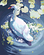 速涂色彩概括练习_筝咪__插画师作品_涂鸦王国gracg.com
