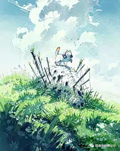 插画丨她简直是天才漫画大神！从故事内核到画面表现，看着就想献上我的膝盖 : 60万插画师共同关注→插画与品牌设计