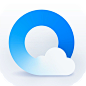 QQ 浏览器 #App# #icon# #图标# #Logo# #扁平# @GrayKam
