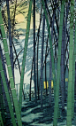 Shiro Kasamatsu （1898 – 1991）Title：Bamboo in Early Summer