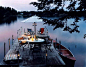 dinner on the dock