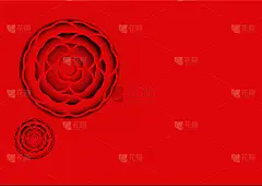 红色,茶花,纸,创造力,美术工艺,概念,图像,雕刻,爱,设计