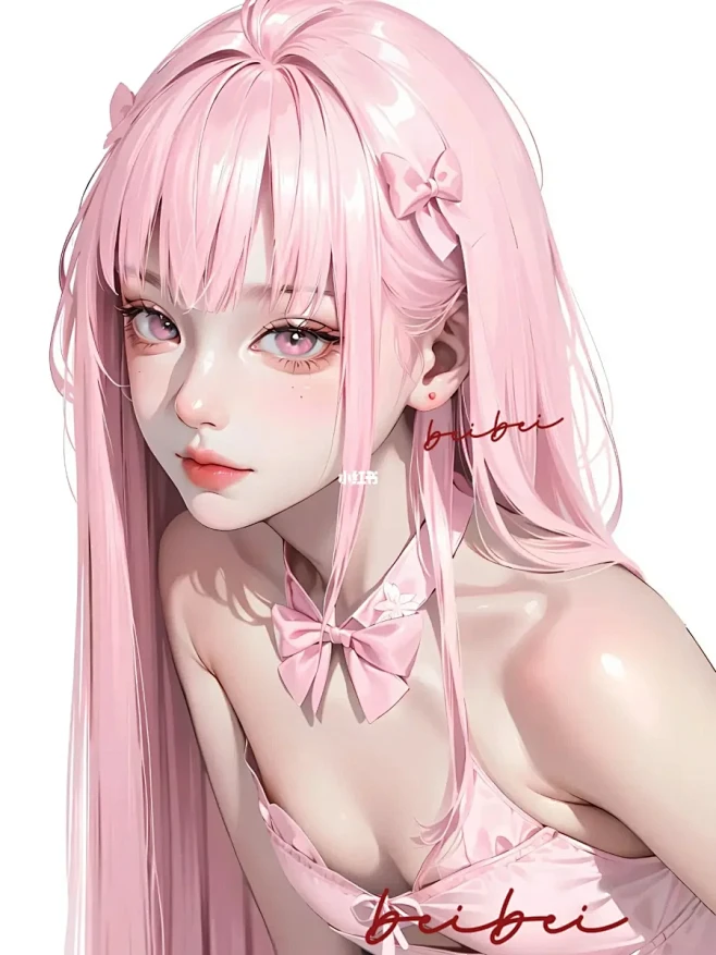 壁纸|头像·粉色少女