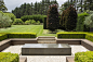 Peter Fudge Gardens - Field of Manchurian Pear : Driving through the rural timber gates, the decomposed driveway is generous and bordered by massed Pennisetum and Birch groves.  The garden is hidden behind manicured hedges and the sound of running water i