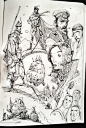 Sketchbook: Explorers.: 