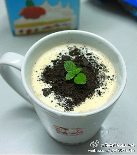 【盆栽奶茶】1.冲泡一杯简单的奶茶；2....