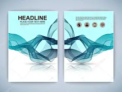 海报，宣传册设计模板集。Eps10