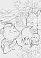 儿童画可爱的小熊系列(6)_六一儿童网