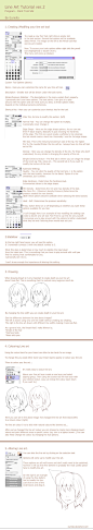 SAI线稿绘制技巧与笔刷设定 Line art Tutorial Ver.2 by Miss-Ariellia #教程#