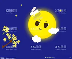 月亮  - 源文件下载【酷图网】月亮图标,卡通,可爱,天气,因子,看图识字,英文,气象,天文,插画,展板,海报,儿童,读物,晚安,设计