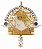 艺术装饰艺术风格的珠宝，圣路易斯MASRIERA。