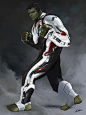 AVENGERS: ENDGAME - HULK!, Alexander Lozano : when I joined the project the costume designs varied a bit from the final look. all credits to the mcu's design team.