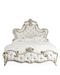 Hadleigh King Bed, Silver - Hooker Furniture: 