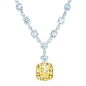 [Tiffany Diamond重换新颜] Tiffany  Diamond是世界上其中一枚体积最大和质量最高的彩黄 钻石 ，这颗钻石由Tiffany创办人Charles Lewis Tiffany在1878年购入，买入时重达287.42克拉，之后切割成约一英寸见方、重128.54克拉的明亮式枕形钻石。也是这颗钻石巩固了Tiffany先生“钻石之王”的美誉，亦令Tiffany成为世界级的钻石权威。Tiffany Diamond曾先后4次换上新的镶嵌，先为1957年Tiffan......