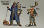 Shield strike, CheungWang Lai : character inspired by the viking artifacts