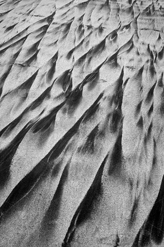 式样,沙子,垂直画幅,新西兰,海滩,无人...