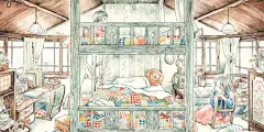 居家小空间里的绘画灵感。

柔和的色彩，温馨的画面，用画笔记录生活的点滴。

井田千秋 #优设每日灵感# ​​​​