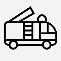 消防车运输旅行图标 免费下载 页面网页 平面电商 创意素材
