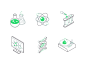 Science and medicine - line isometric icons by Boyko on Dribbble
