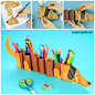 Paper Roll Dog Pencil Holder Craft for Kids to Make
