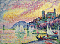 印象派画家保罗·西涅克(Paul Signac)绘画作品