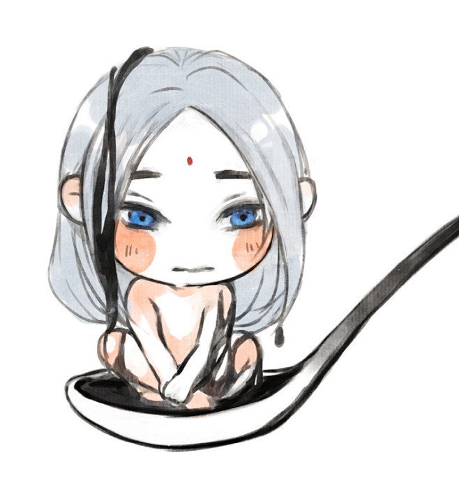 雪代薰 br/>《一人之下》漫画 张灵玉q版