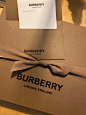 Burberry packaging 