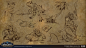 World of Warcraft: Battle for Azeroth - Map sketches, Christopher Hayes : I got to draw almost all of the sketches for the island maps in BFA. We started by looking for old art that would work and it quickly became apparent that we needed new content.  I 