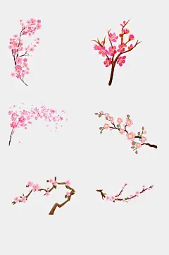 桃花桃花节素材烂漫含苞待放桃花节素材