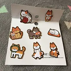 日本和纸胶带贴纸包可爱狗狗猫咪柴犬金边排排贴手帐装饰贴-淘宝网