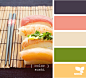 ColorSushi、色卡、乱七八糟、蒲公英、英伦风、温暖、治愈系、配色、design-seeds