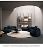格日PIAF意大利设计师异形转角沙发大户型baxter极简创意弧形沙发-tmall.com天猫