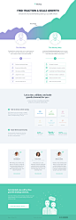 Landing page desktop