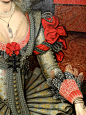 【古典大师的写实油画作品欣赏】 <br/>Queen's Gallery (Set 2), Buckingham Palace Attributed to Marcus Gheeraerts the Younger (c1561-1635) - Anne of Denmark (1574-1619), 1614 : detail