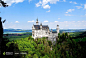 欧洲古城堡--天鹅堡高清背景图片素材