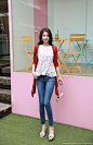 네츄럴 밑단컷팅 데님팬츠 : Romantic & Trendy Looks, Styleonme