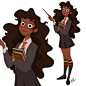 My version of Hermione Granger to celebrate the 20th anniversary of Harry Potter - can’t believe it’s been that long. #girlsinanimation #drawing #doodle #harrypotter #hermionegranger #jkrowling