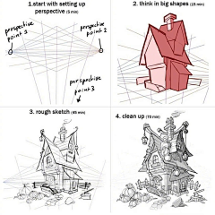 Neo3Day采集到H 绘画_光影/透视/角度