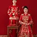 公公婆婆超爱的秀禾婚纱照连云港婚纱照