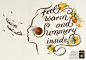 Another Alison Carmichael Twinings tea advert, using text as image and medium as the message. A very creative idea.