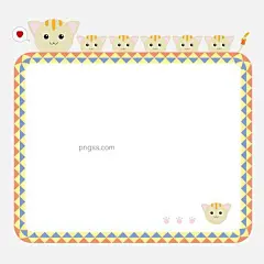 一窝小猫咪糖果色三角形可爱矢量边框图片大小3543x3543px 图片尺寸285.63 KB 来自PNG搜索网 pngss.com 免费免扣png素材下载！爱心#彩色#儿童#儿童画#卡通#可爱#马卡龙色#猫咪#猫窝#萌#三角形#手绘猫爪印#糖果色#