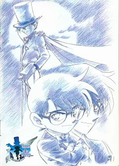 柯南剧场版青山刚昌彩铅原画珍藏版！ - 小红书