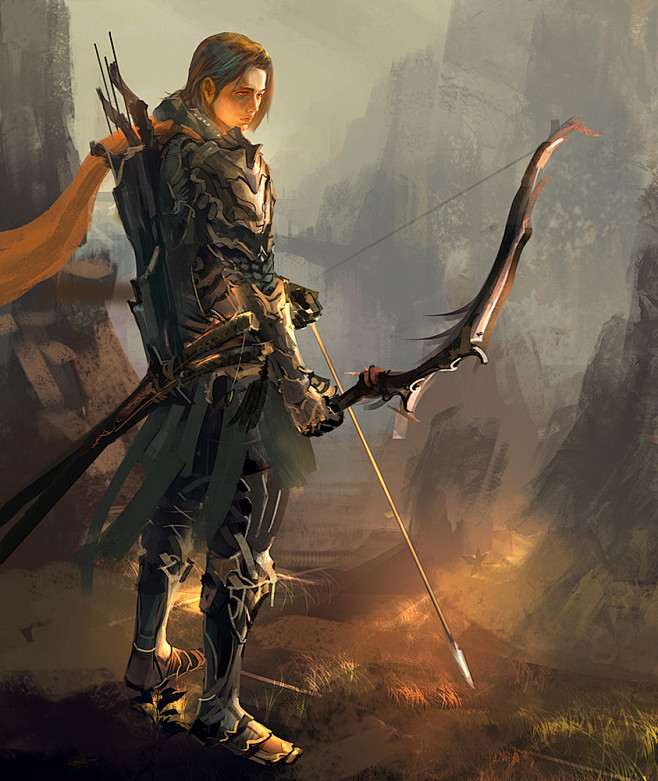 弓箭手粗糙 #角色设计