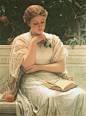 Girl Reading, by Charles Edward Perugini