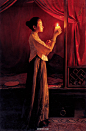 张义波油画——张义波，于1981年考入中央美术学院附中，现为中央美术学院城市设计学院绘画系主任，中国写实画派主要成员。