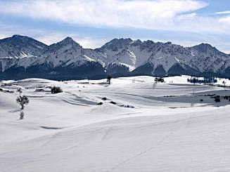 新疆江布拉克的雪